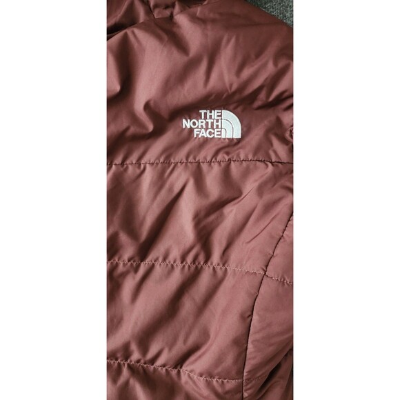 The North Face Parka Woman's XS Gotham Mid 550 Fill Down Hooded Marron Purple - Picture 5 of 9